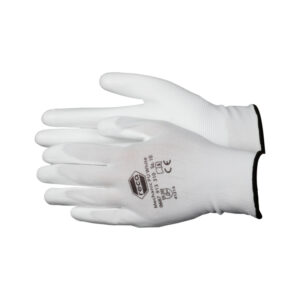 RECA surinkimo pirštinės  Mechanic PU White